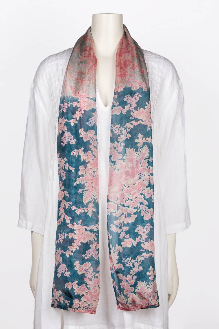 Grace Silk Scarf Rose