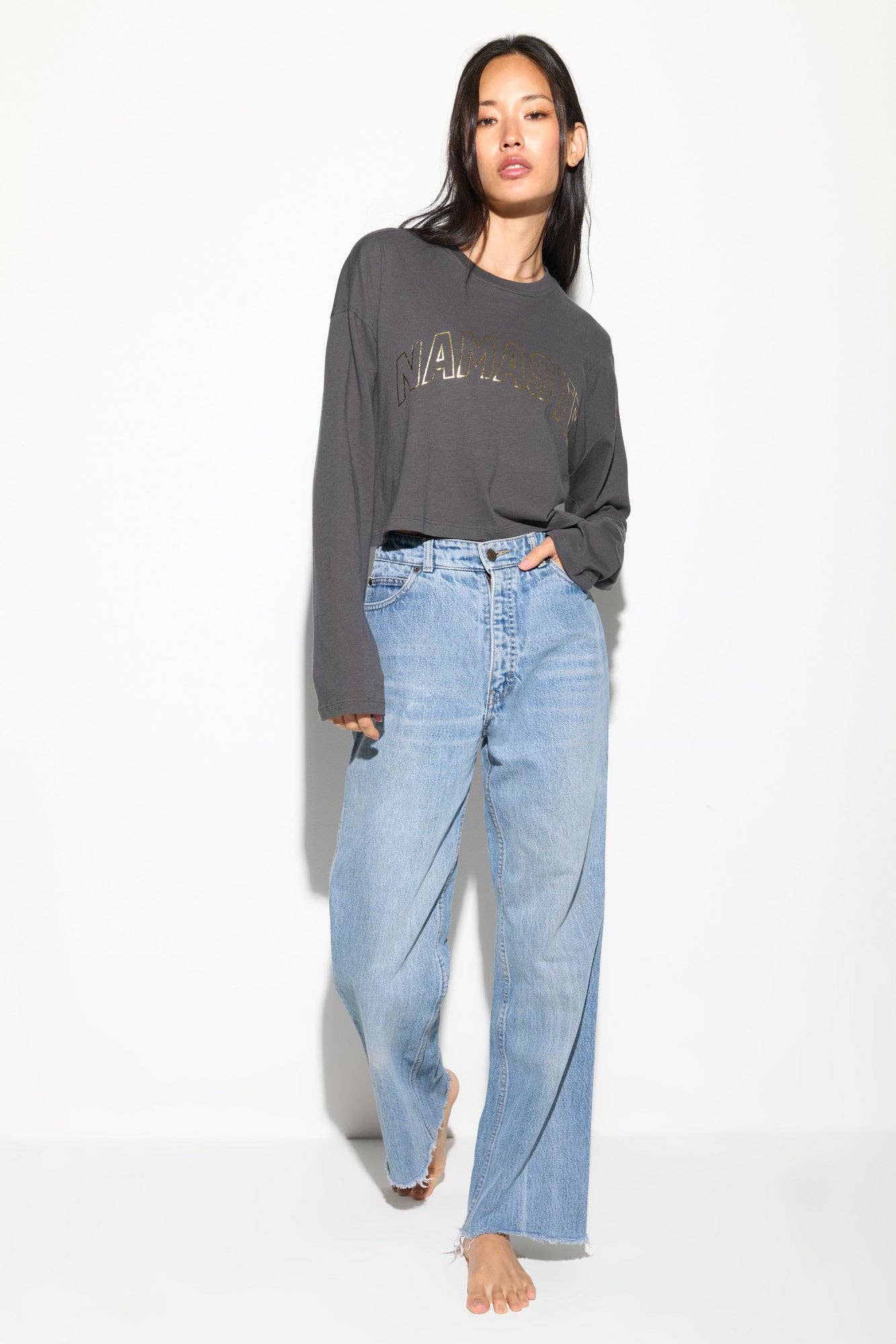 Spiritual Gangster Namaste Drew Top