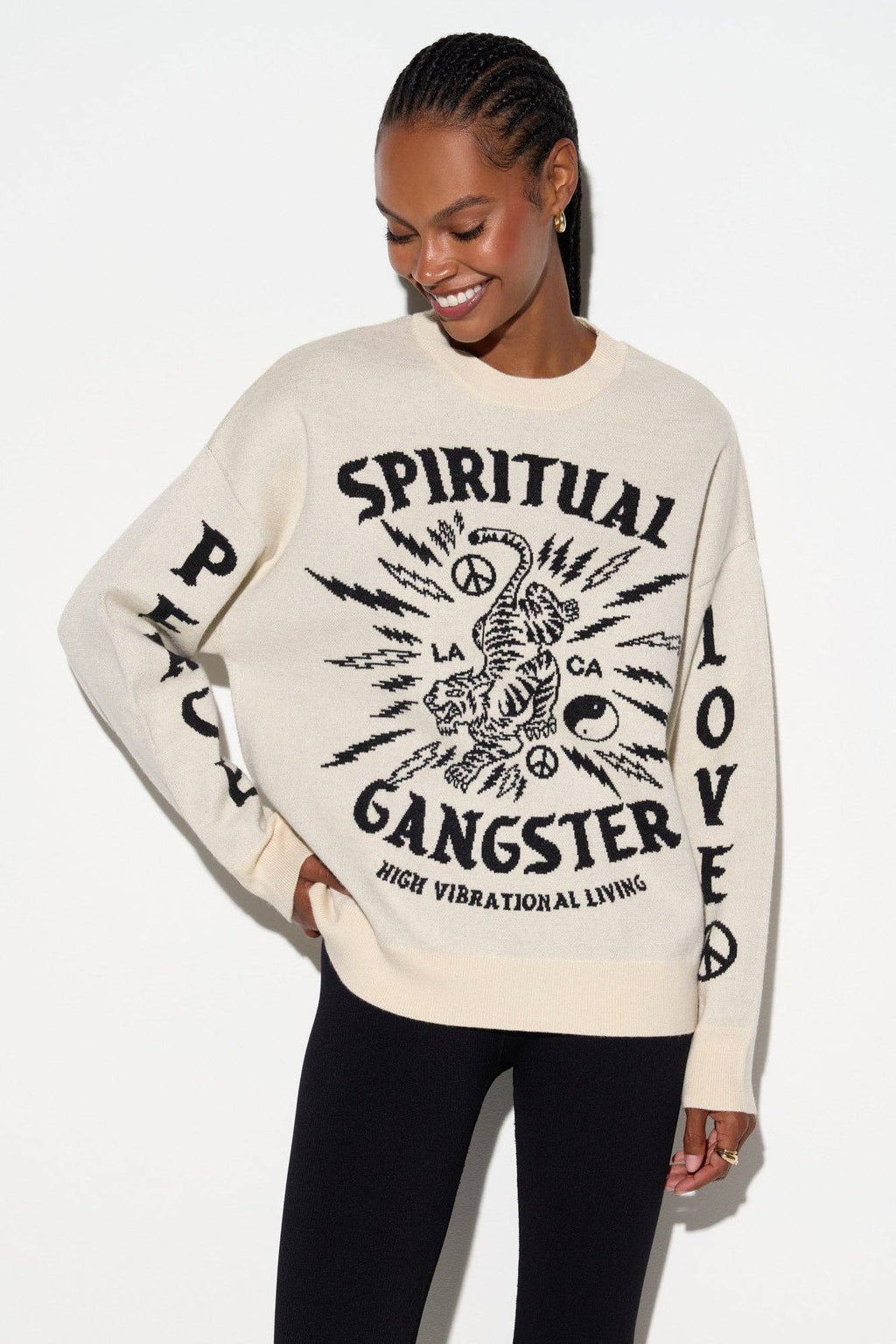 Spiritual Gangster El Tigre Claire Sweater