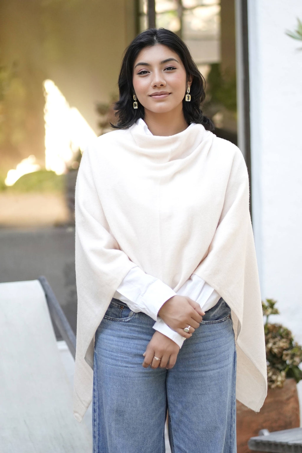 Cassie Cashmere Poncho