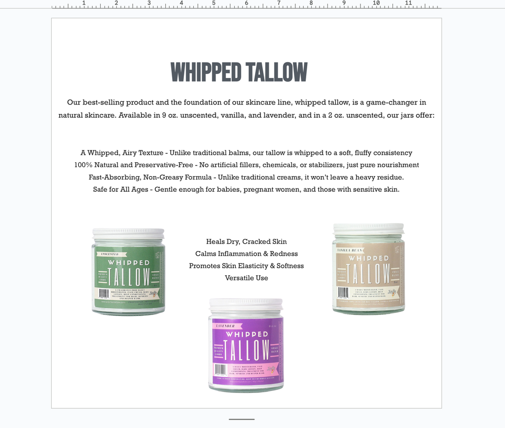Tallow Moisturizer