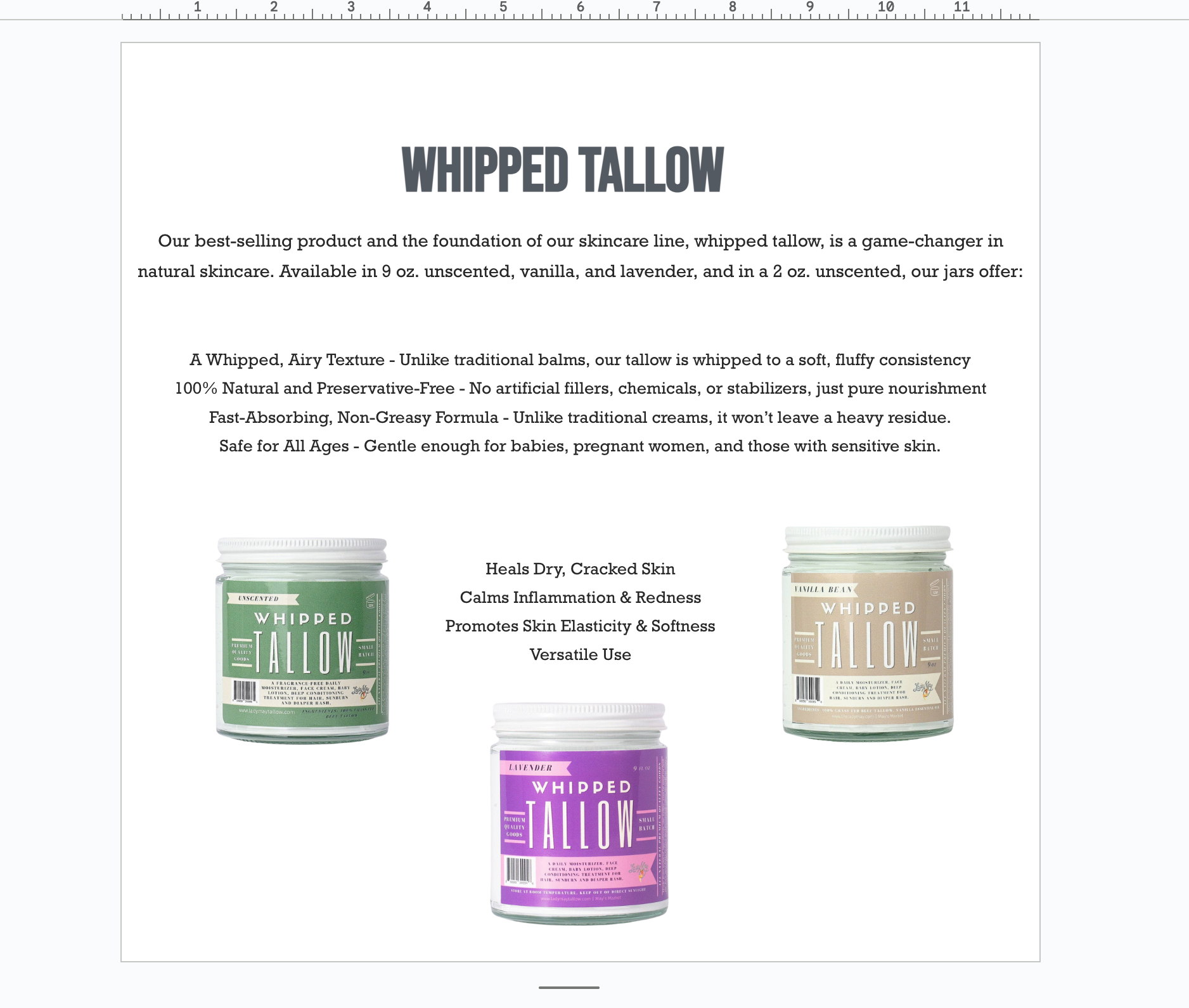 Tallow Moisturizer