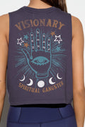 Spiritual Gangster Divine Eye Spirit Crop Tank
