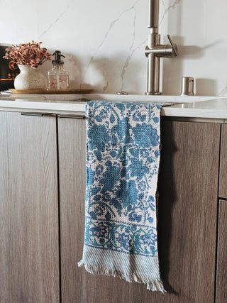 Athena Block Printed Khadi Hand Towel