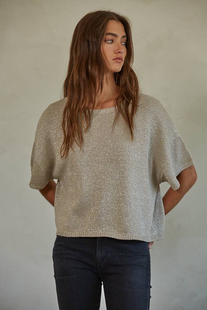 Crystal Tee Sweater