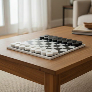 King Me Marble Checkers Set
