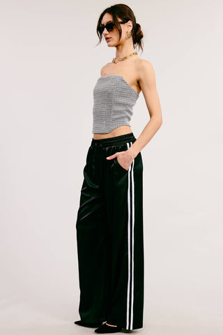 Satin Track Pants