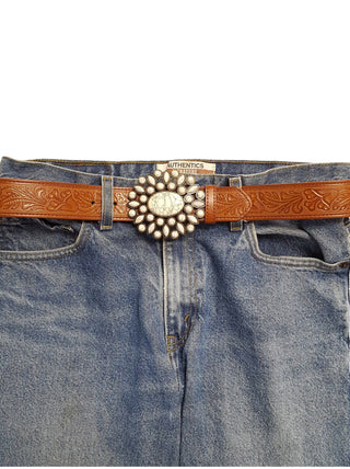 Floral Tooled Belt