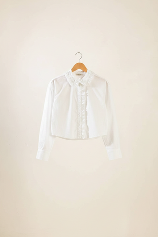Paris White Button Down