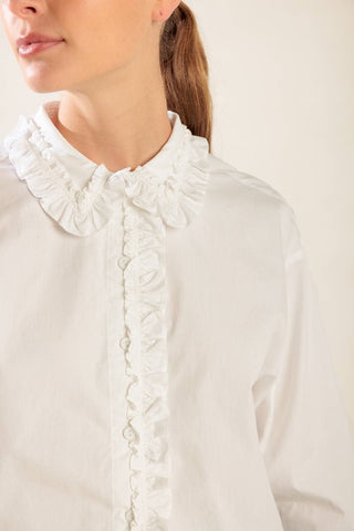 Paris White Button Down