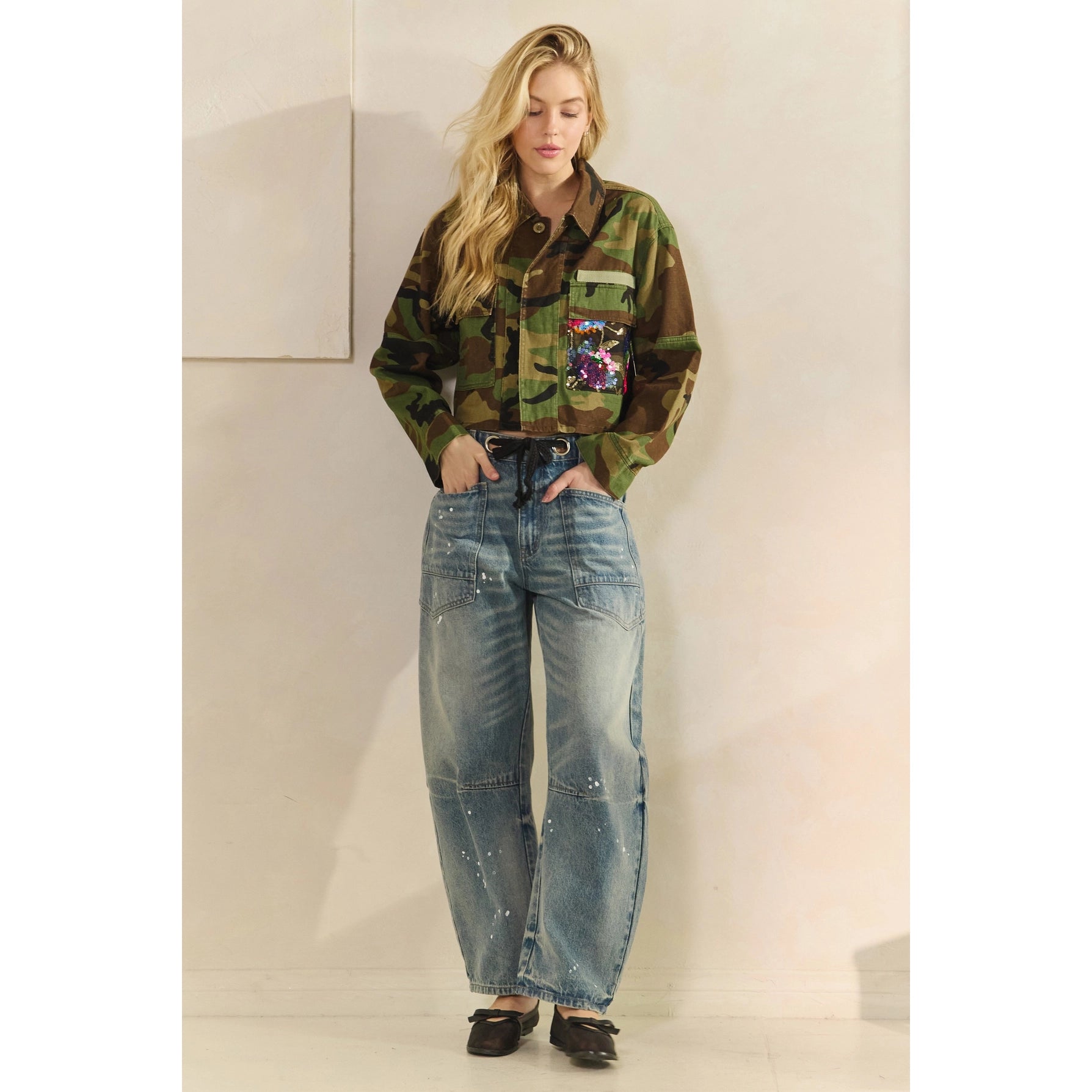 Emerald Floral Shacket