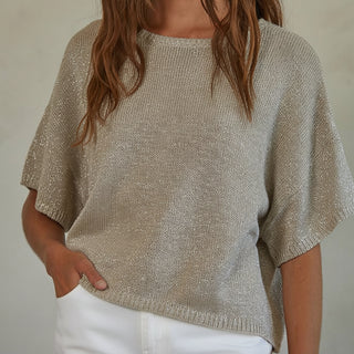 Crystal Tee Sweater