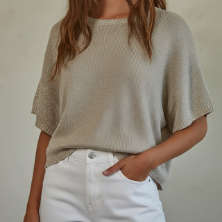 Crystal Tee Sweater