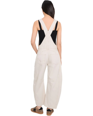 Free People Good Luck Overalls in Milk