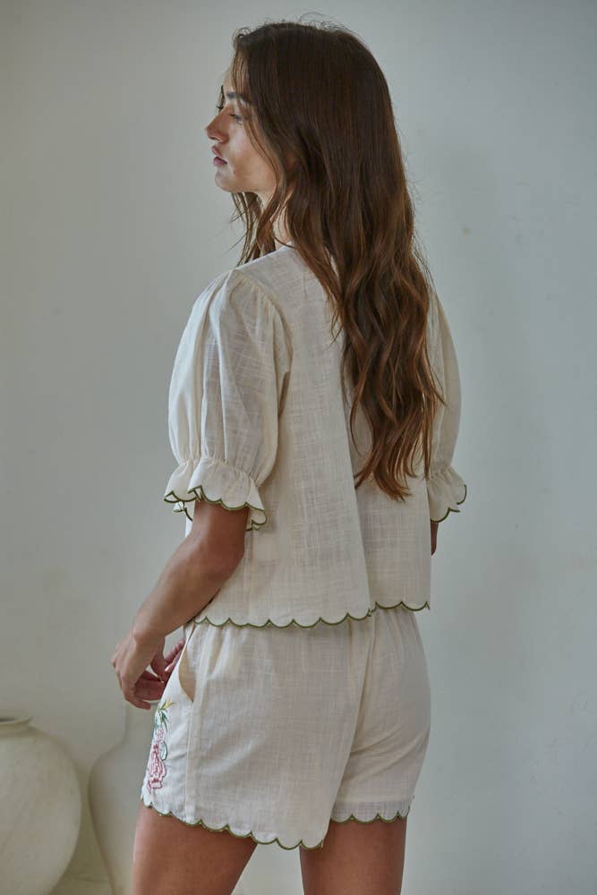 Lola Embroidered Top