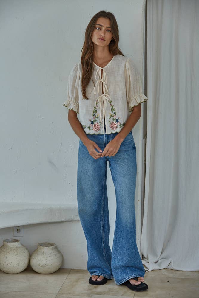 Lola Embroidered Top