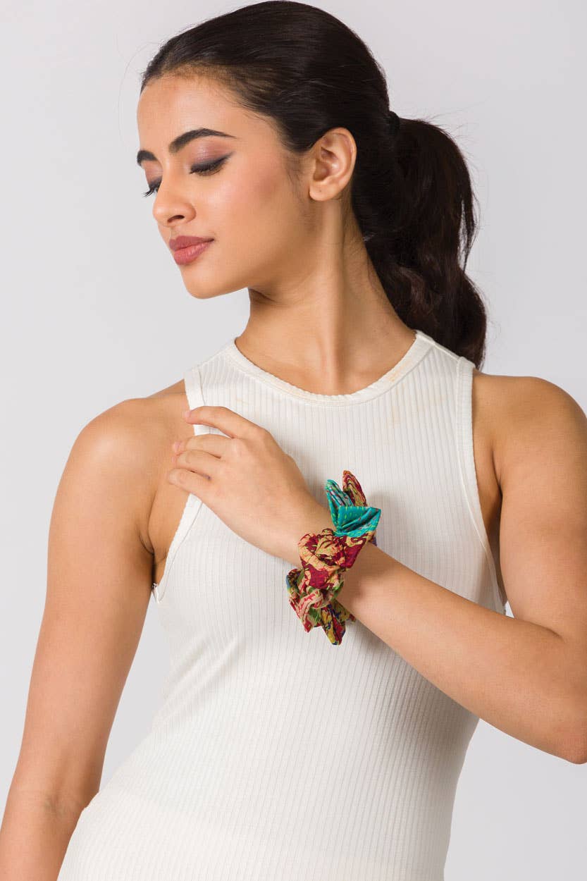 Kantha Scrunchies