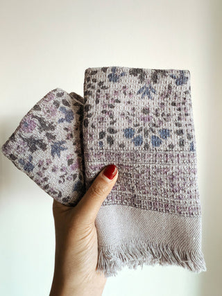 Hera Block Printed Khadi Hand Towels