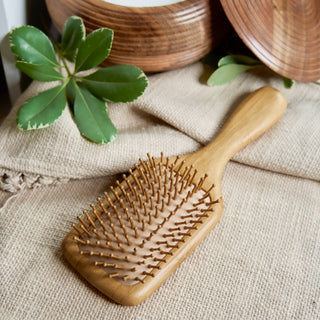 Bamboo Paddle Spa Hairbrush
