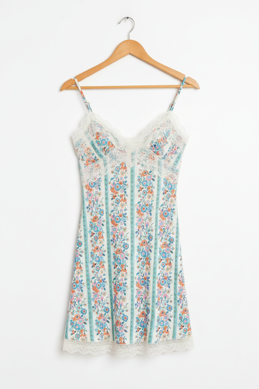 Free People Wish You Were Here Mini Slip