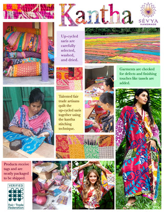 Kantha Scrunchies