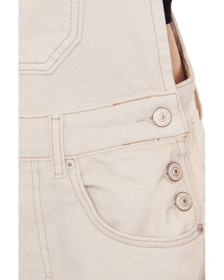 Free People Good Luck Overalls in Milk