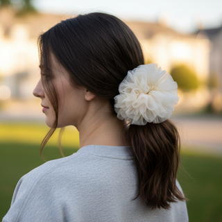 Swan Scrunchie