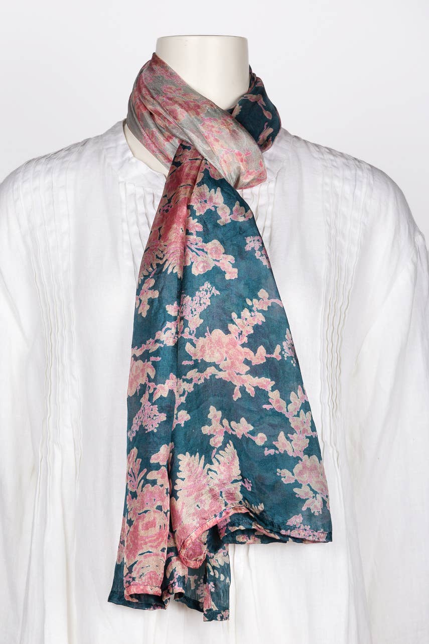Grace Silk Scarf Rose