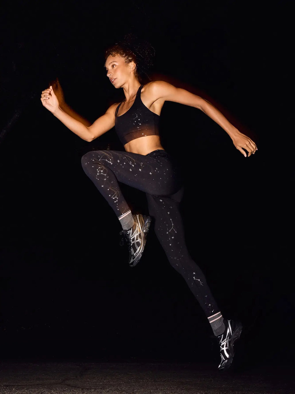 Spiritual Gangster Nirvana Lotus Legging in Constellation