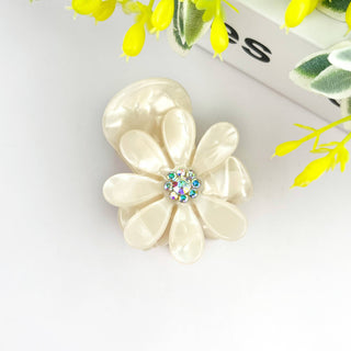 Daisy Diamond-studded Claw Clip, Eco-friendly Hair Clip