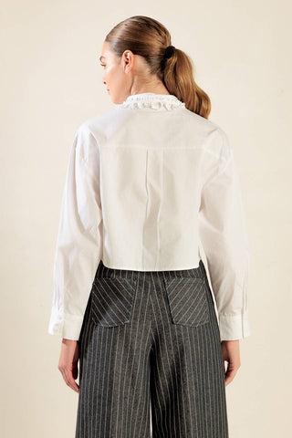 Paris White Button Down