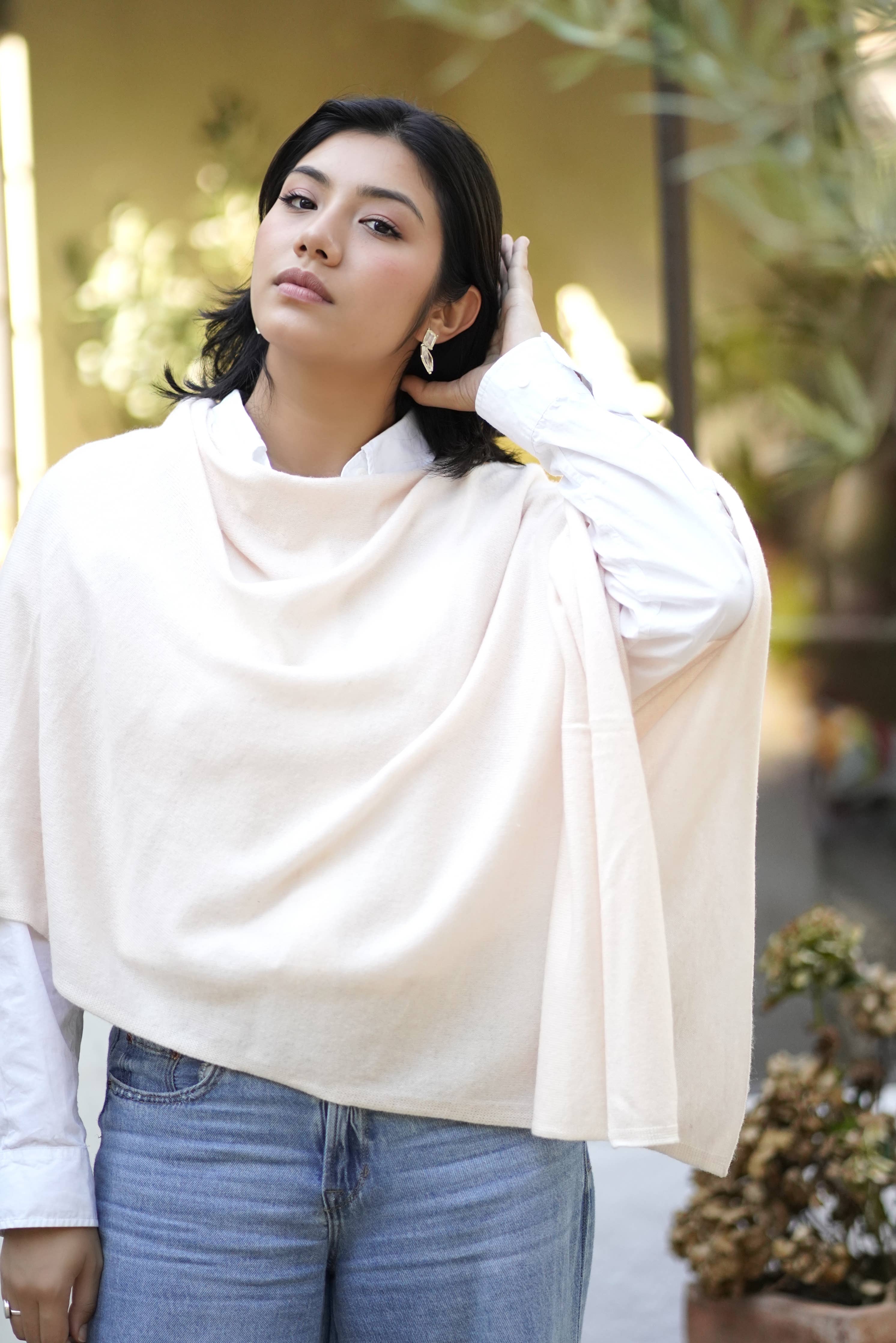 Cassie Cashmere Poncho