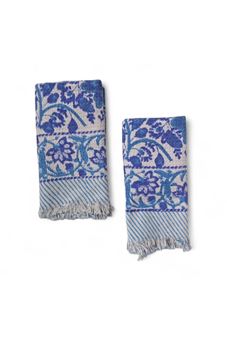 Athena Block Printed Khadi Hand Towel