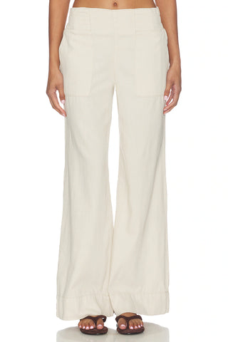 Free People Breezy Denim Pull On Pants in Bright Lights
