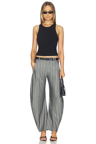 Free People Spotlight Trouser in Gray