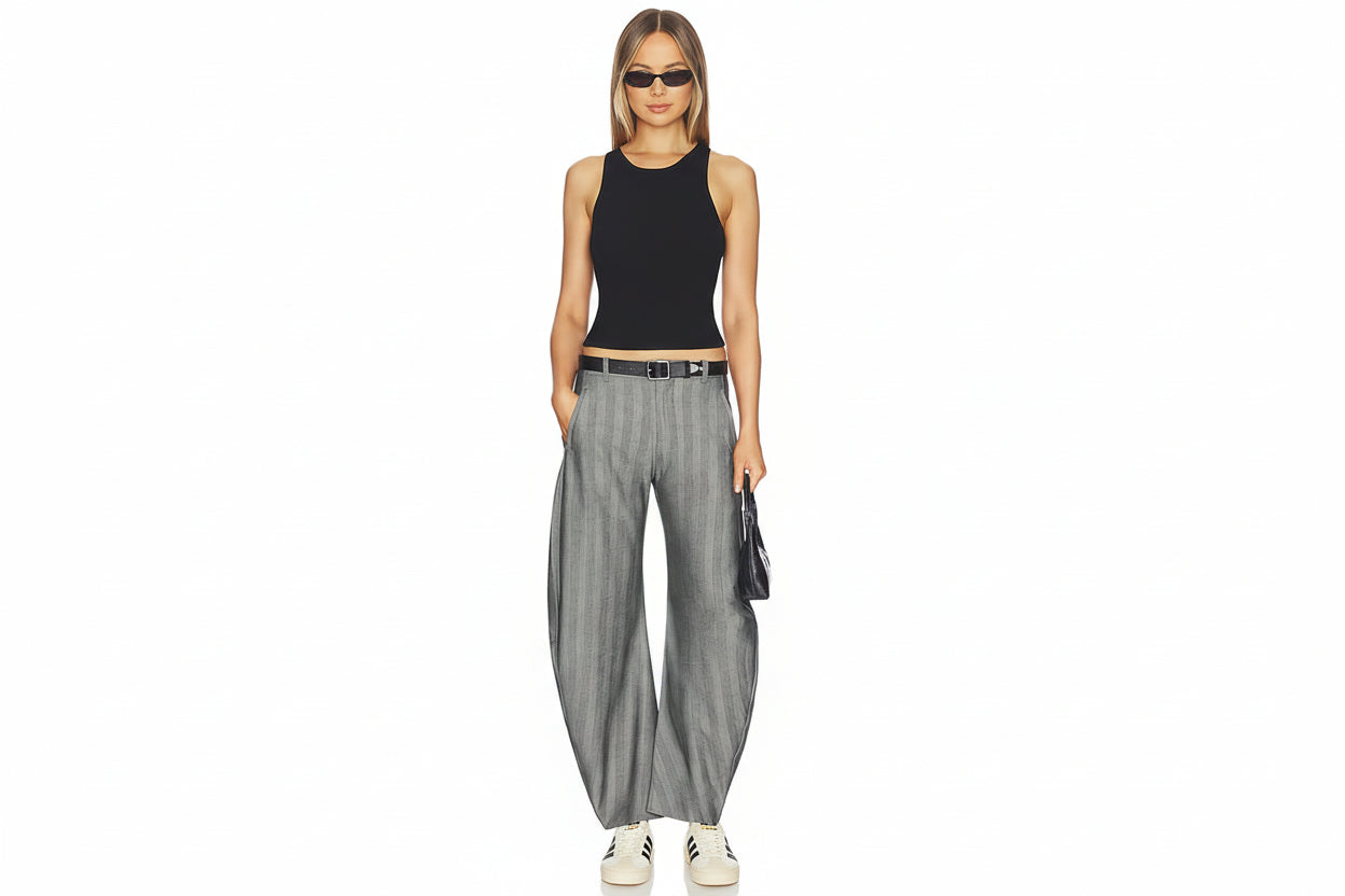 Free People Spotlight Trouser in Gray