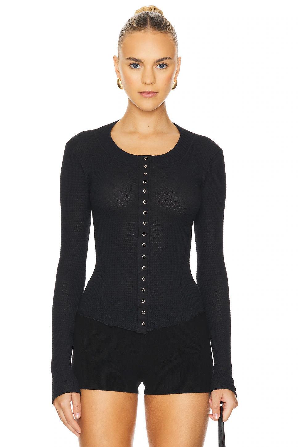 Free People Going Places Cardi in Black