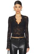 Free People All Day Lace in Black