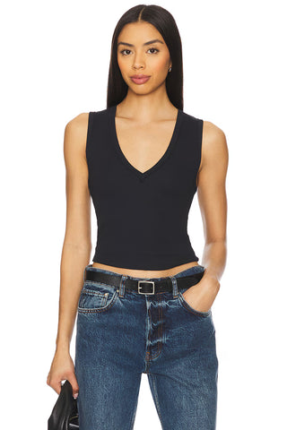 Free People Neria Tank in Black
