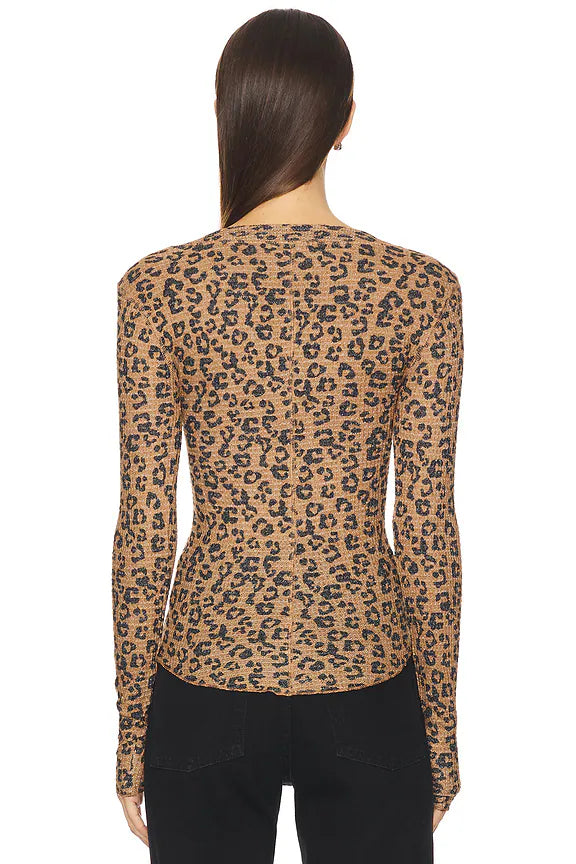 Free People Going Places Cardi in Leopard