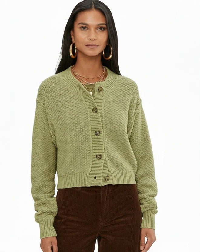 Free People Lila Cardi in Whispering Willow