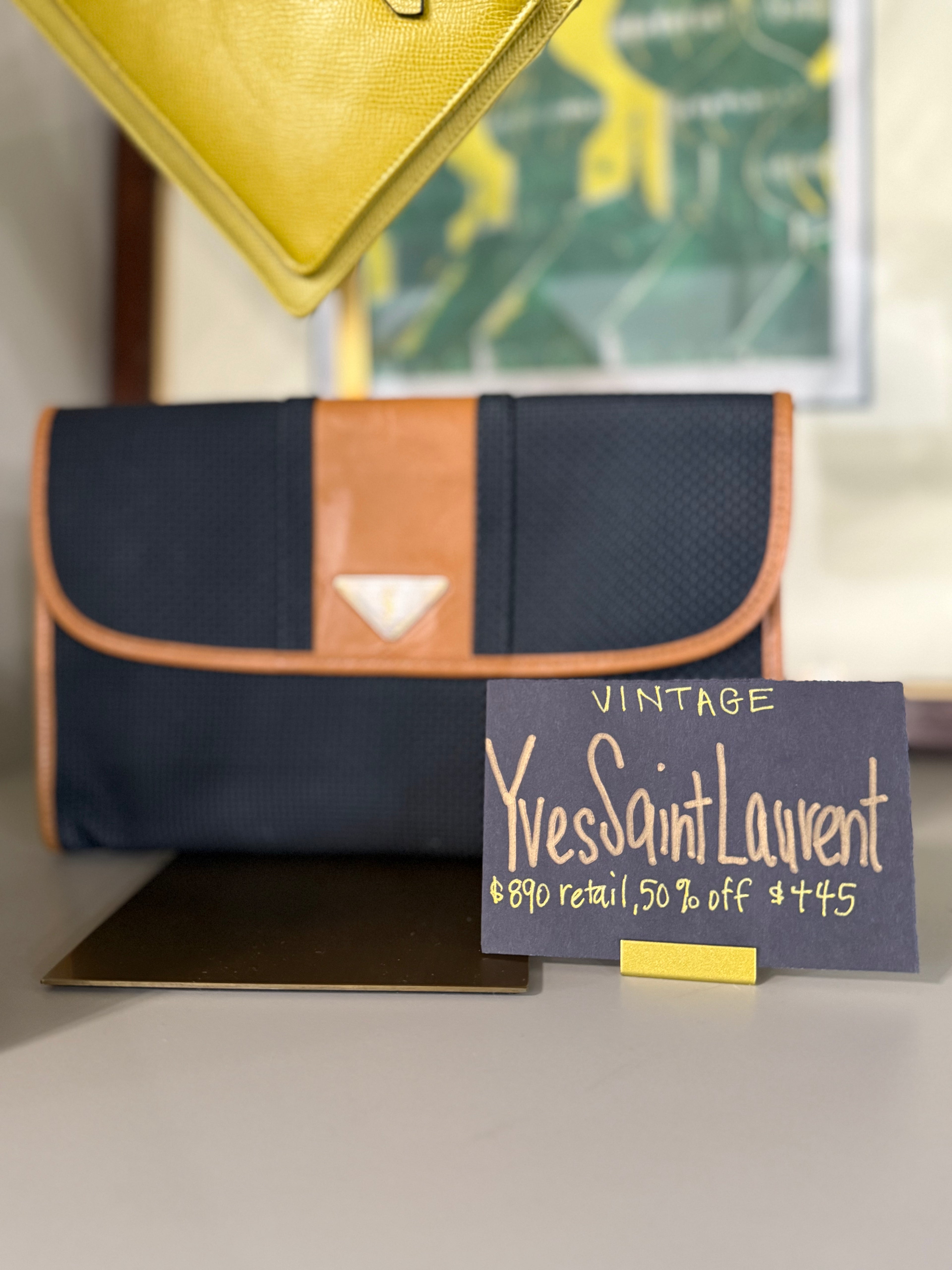 Vintage YSL Clutch