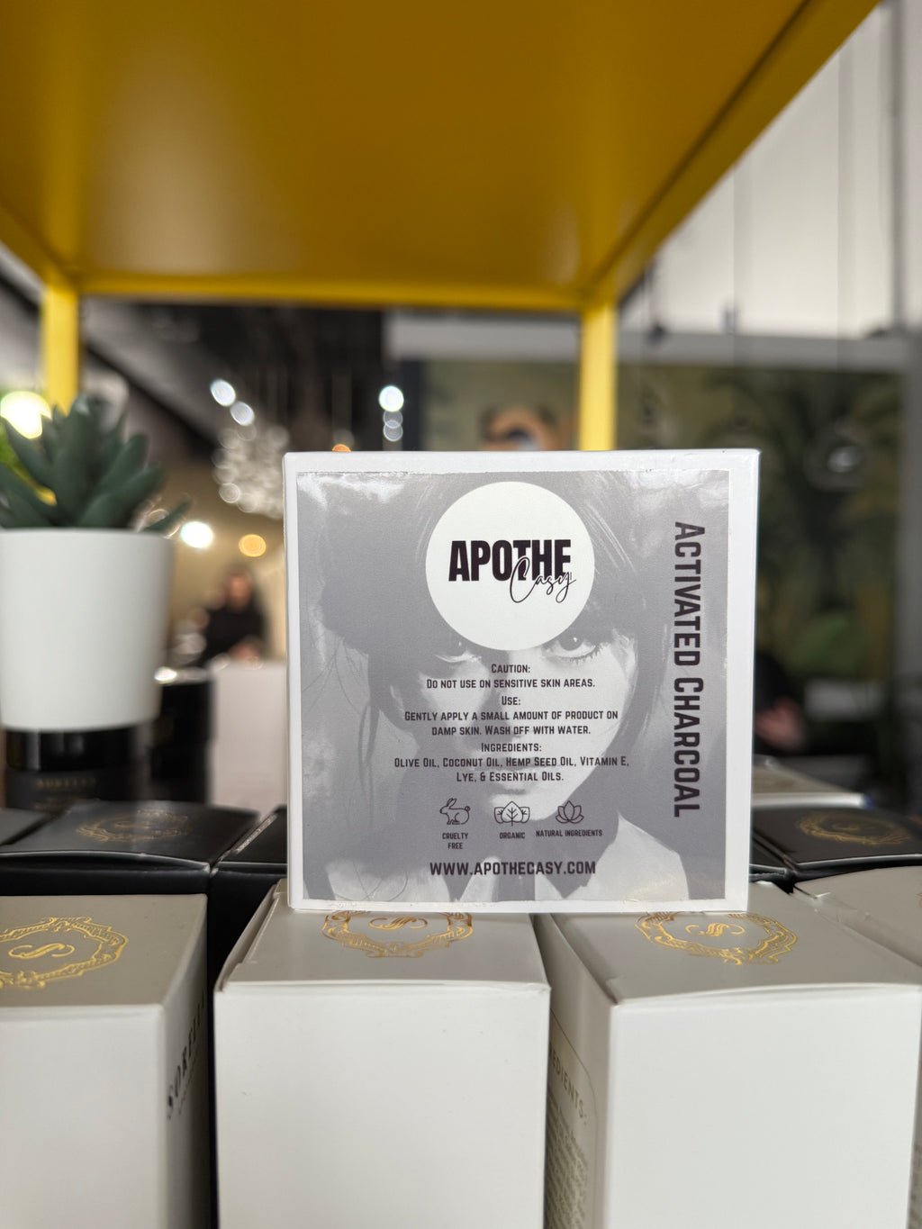 Apothecasy Wednesday Charcoal Soap