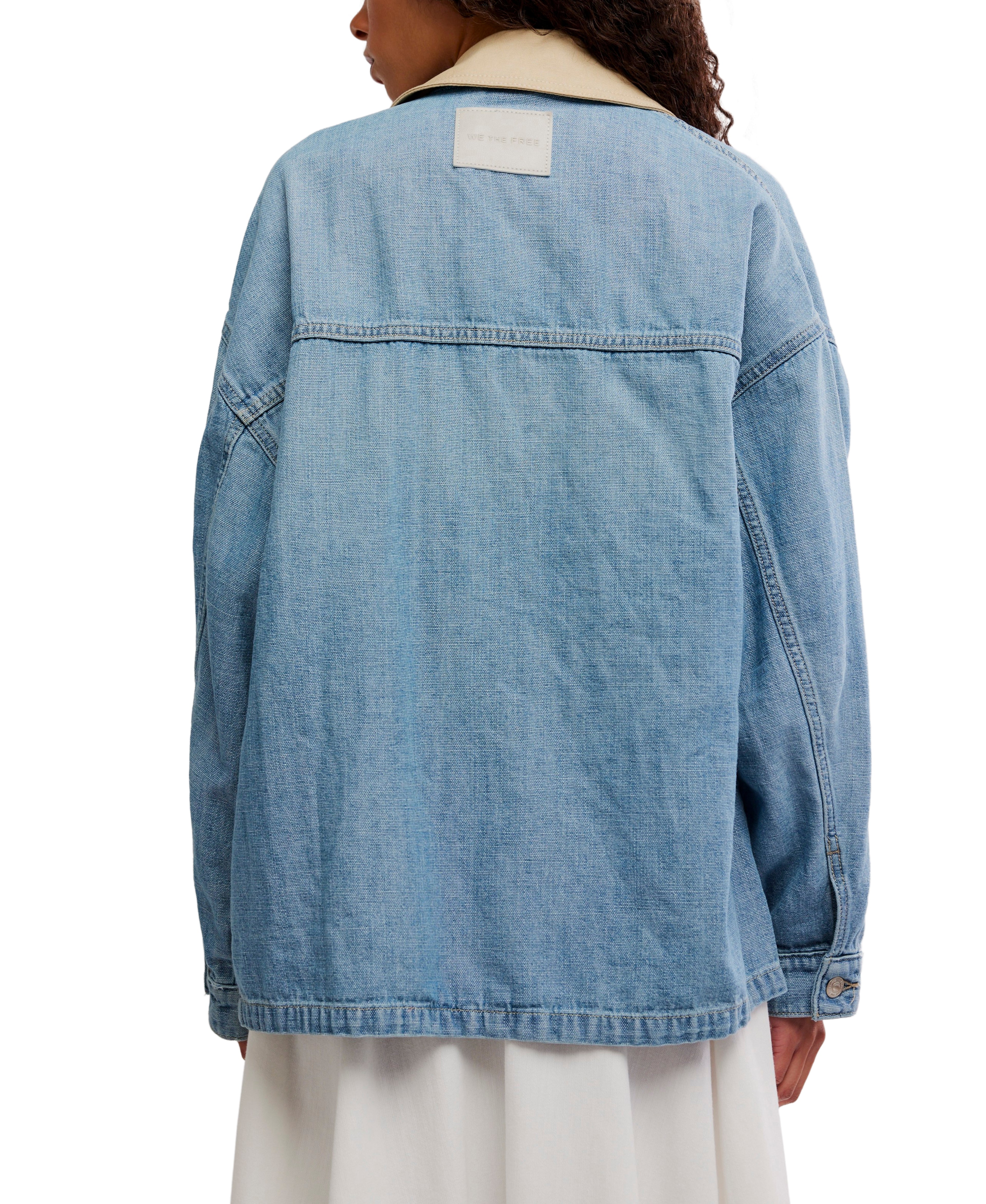 Free People Lemon Denim Jacket