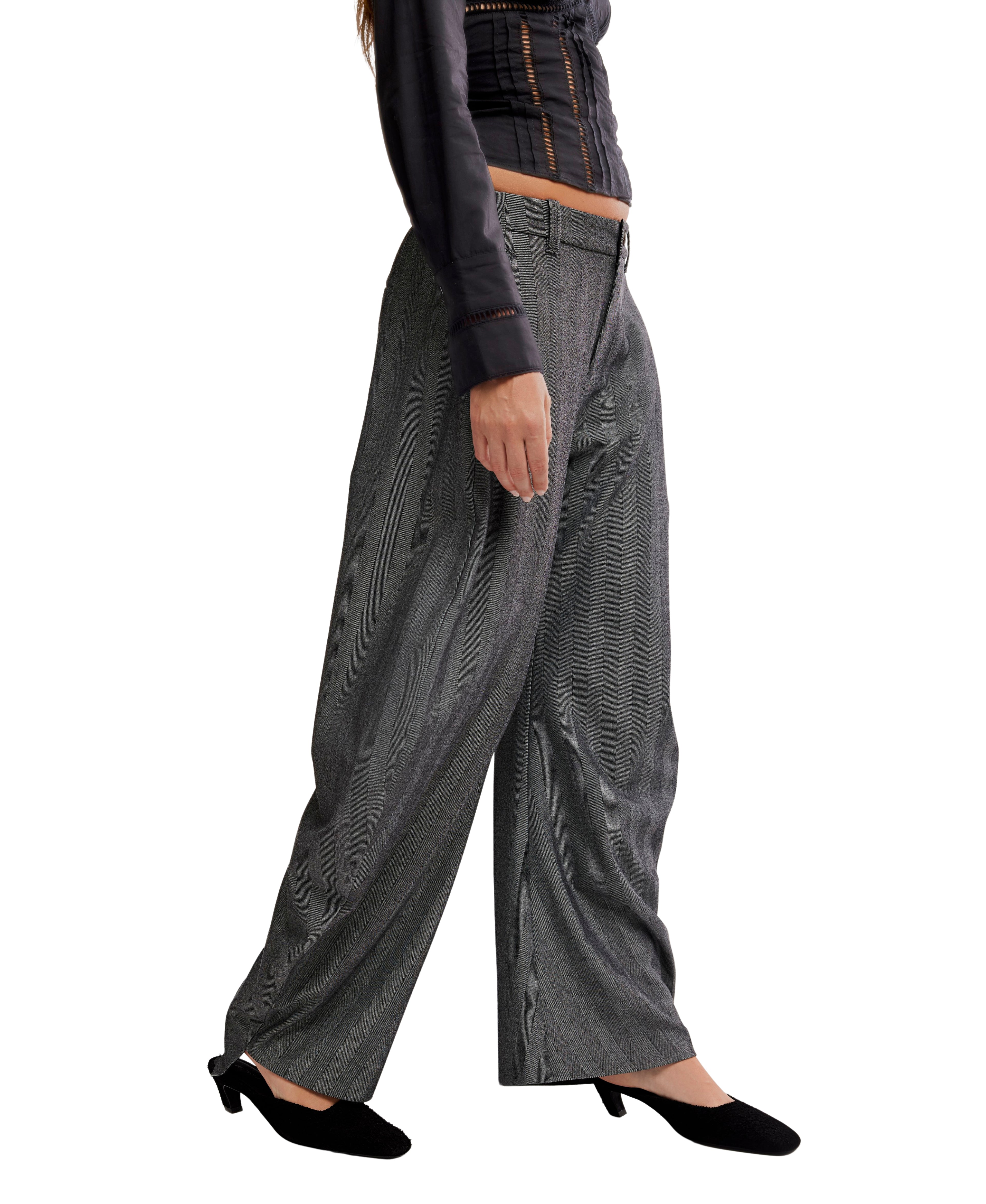 Free People Spotlight trouser in Gray
