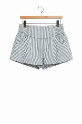 Free People Luna Shorts in Railroad Stripe