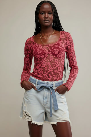 Free People Early Sunsets Layering Top