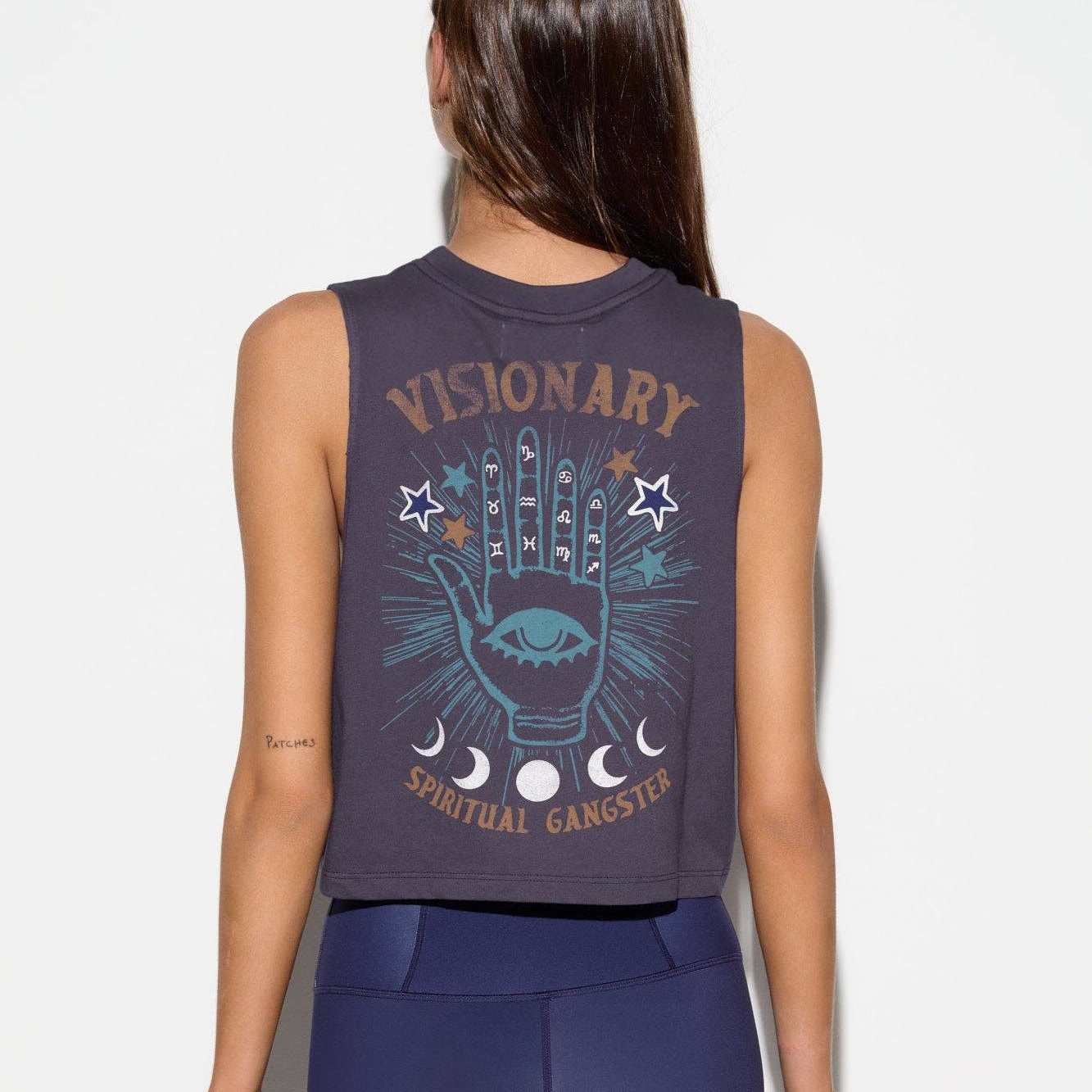 Spiritual Gangster Divine Eye Spirit Crop Tank