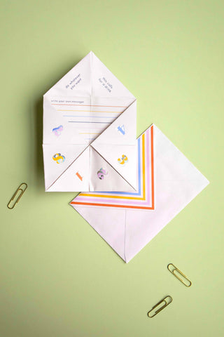 Cootie Catcher Pop-Up Card