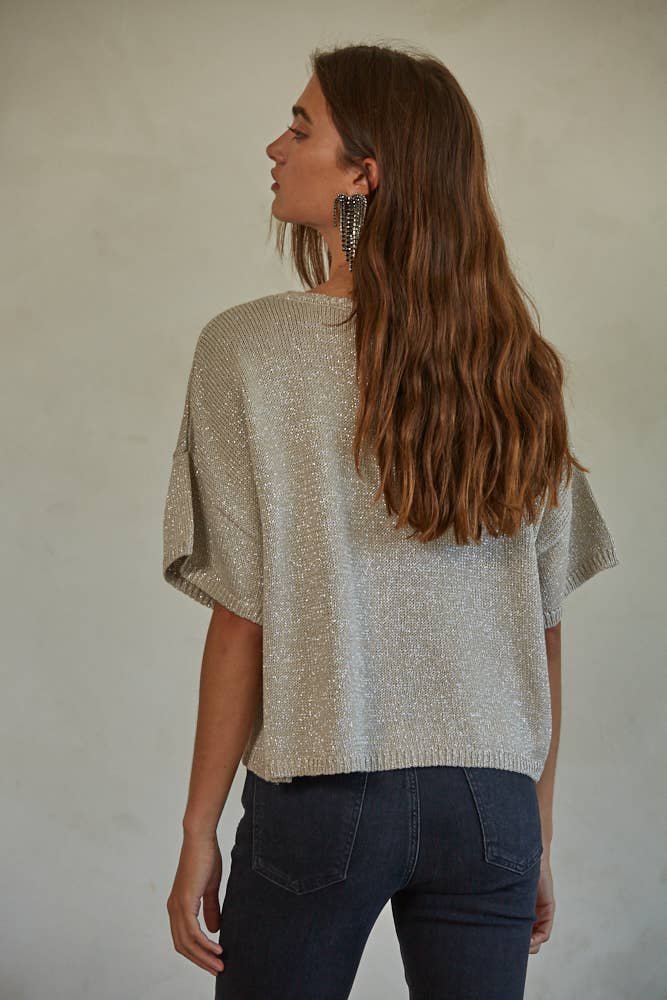 Crystal Tee Sweater